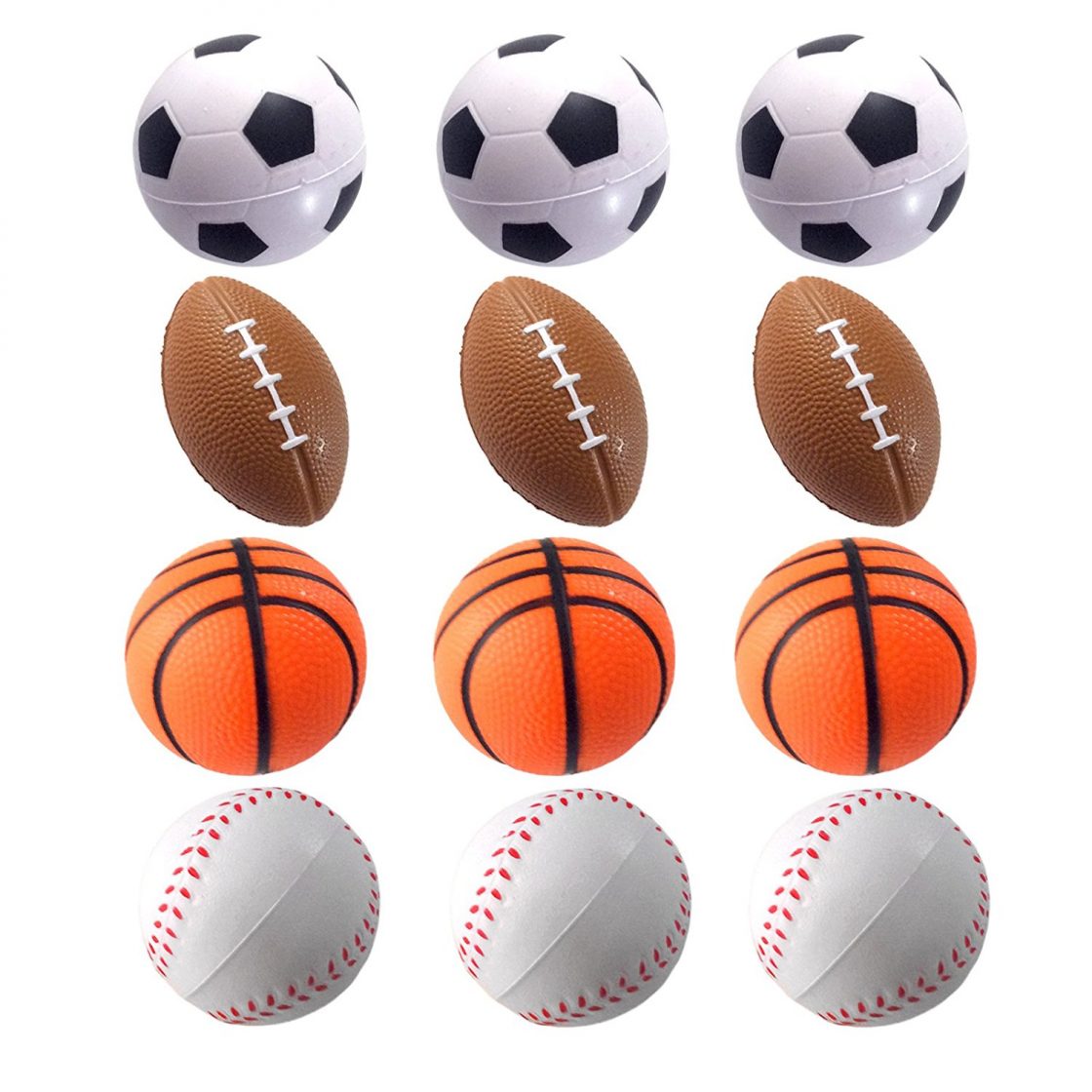 Mini Sports Balls for Kids Party Favor Toy, Soccer Ball, Basketball ...