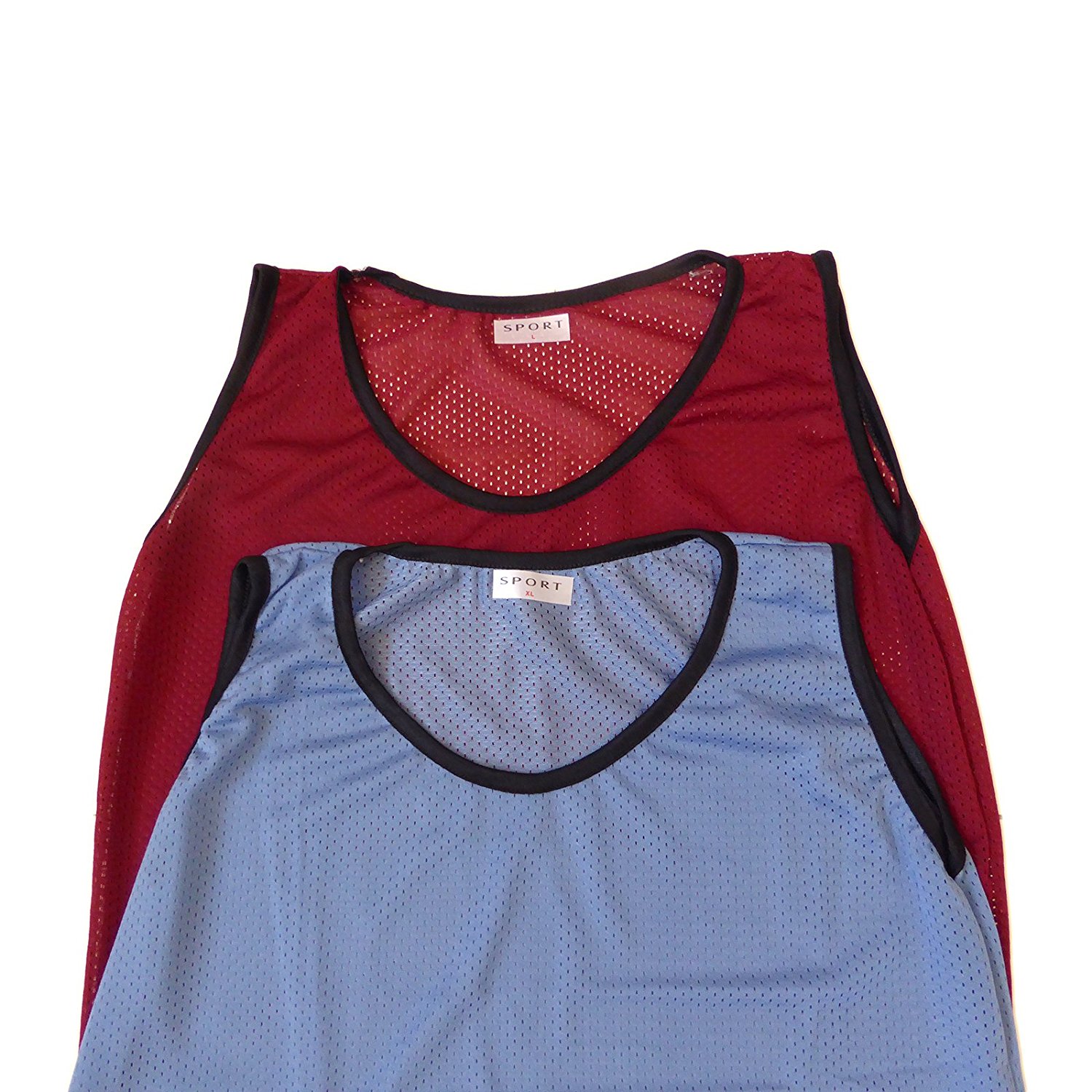 Giegxin 12 Pieces Soccer Practice Vests Youth Pinnies Jerseys Nylon Mesh  Scrimmage Pinnies for Youth Sports Team Training